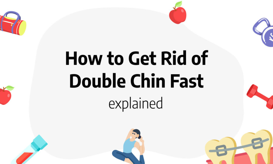 get rid of double chin fast
