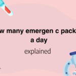 How many emergen c packets a day