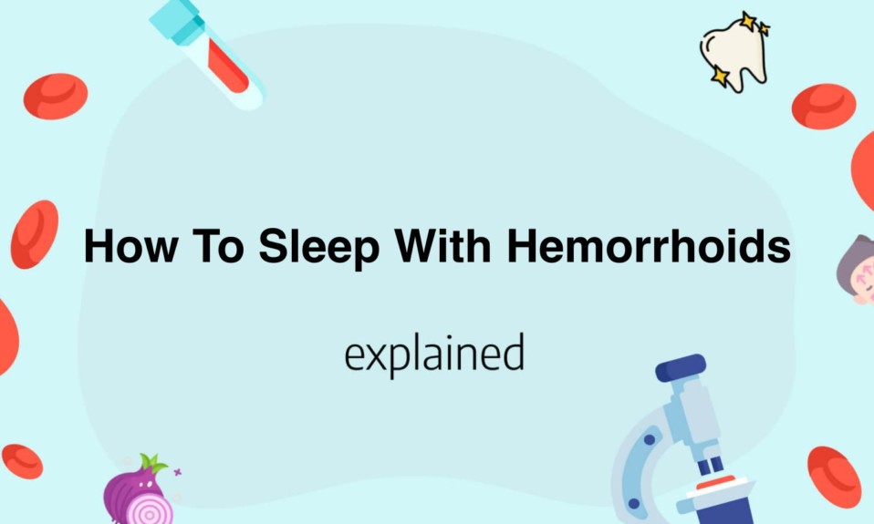 How To Sleep With Hemorrhoids