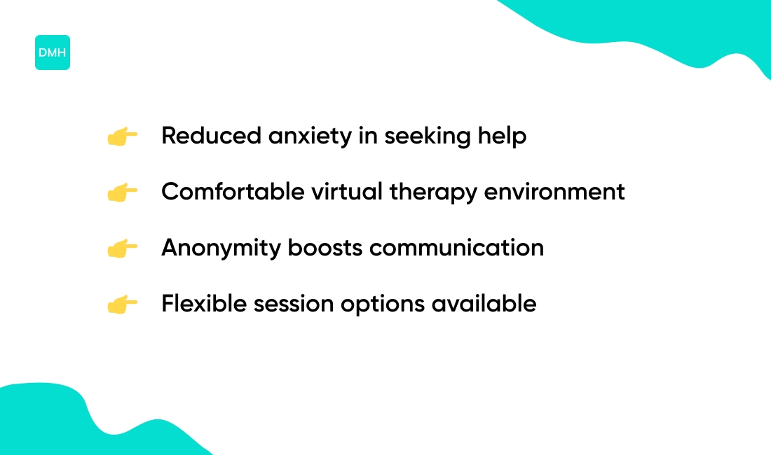 Reduced anxiety and comfort