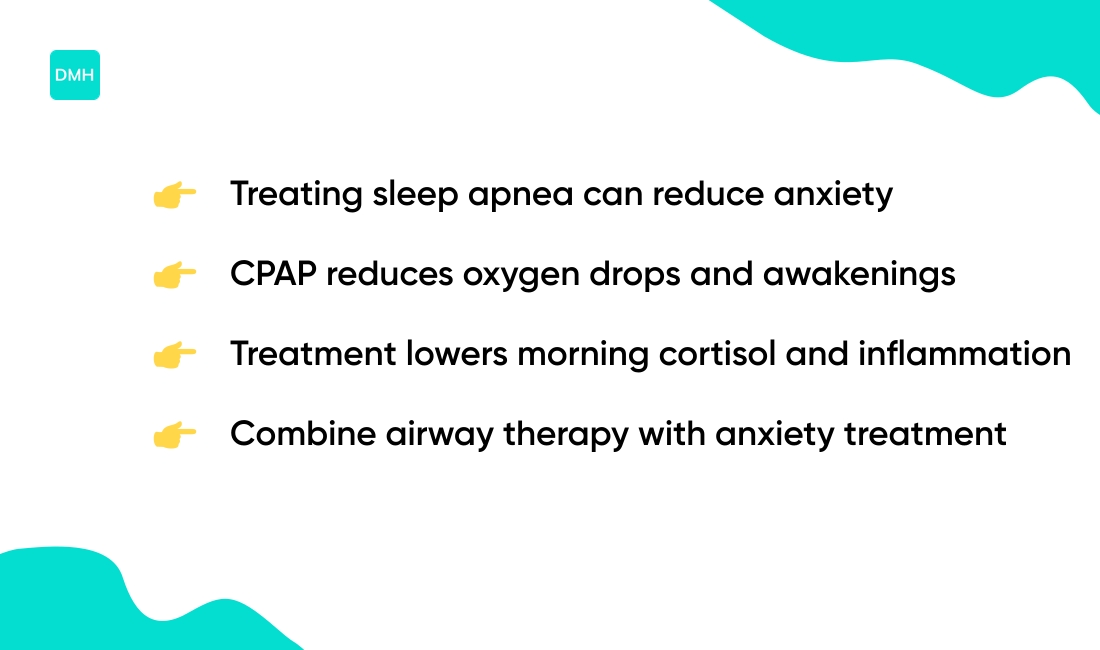 Can treating sleep apnea improve anxiety symptoms?