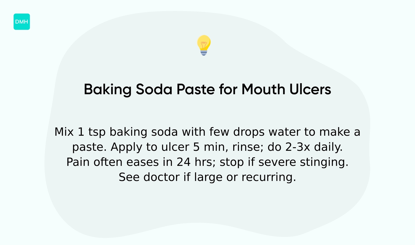 Baking soda paste