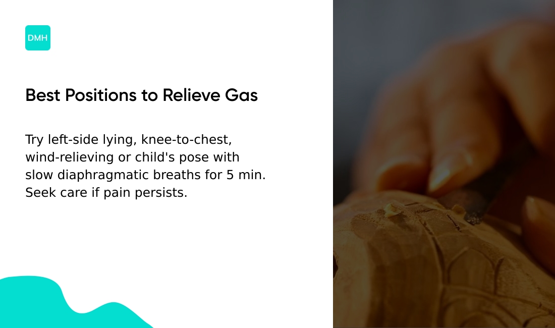 Best positions to relieve gas pain