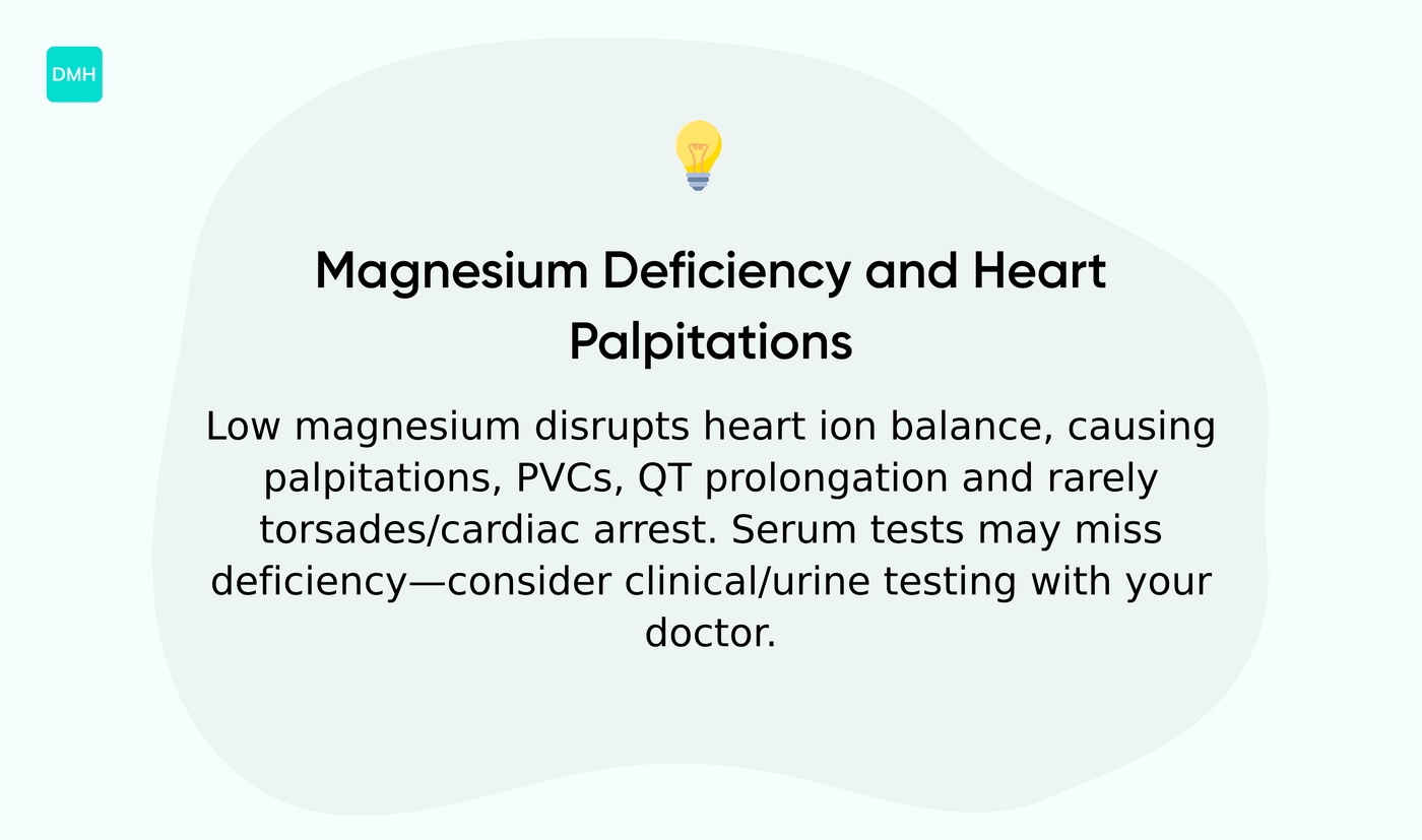 Can magnesium deficiency cause heart palpitations