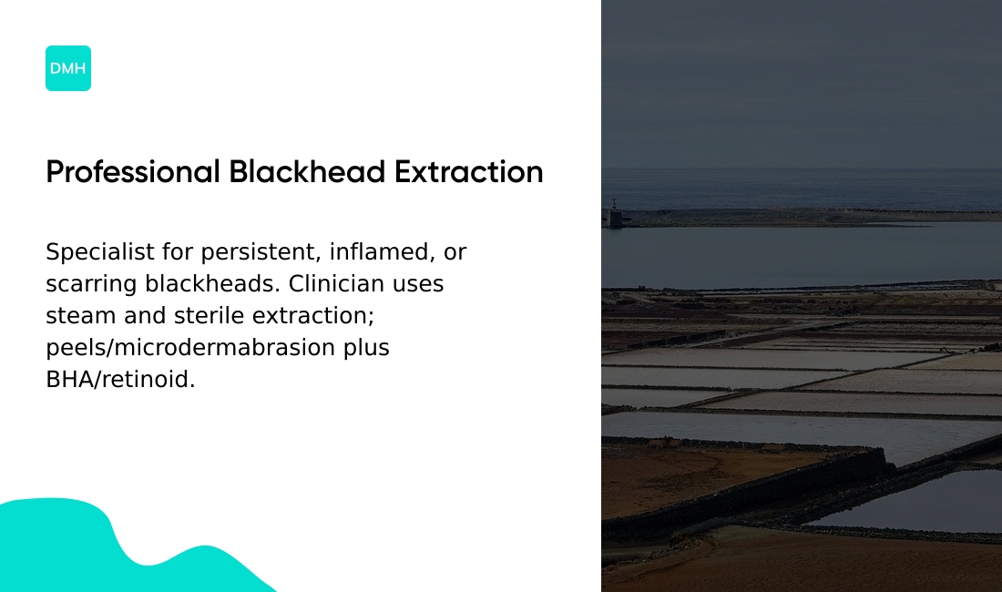 Professional blackhead extraction