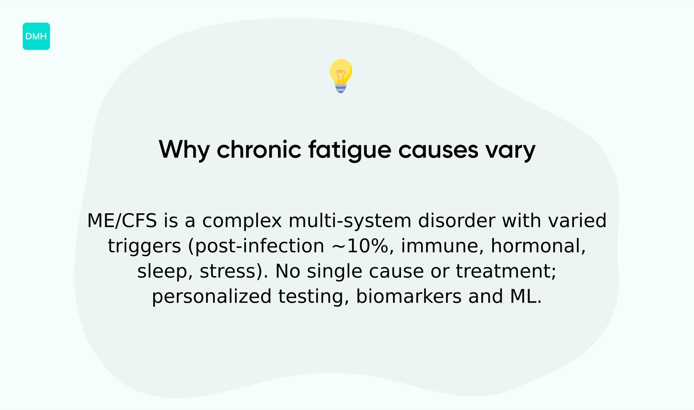 Why chronic fatigue causes vary from person to person