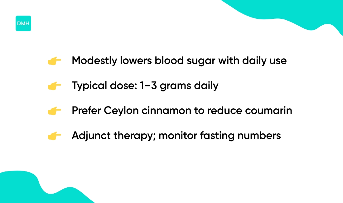 Does cinnamon lower blood sugar quickly