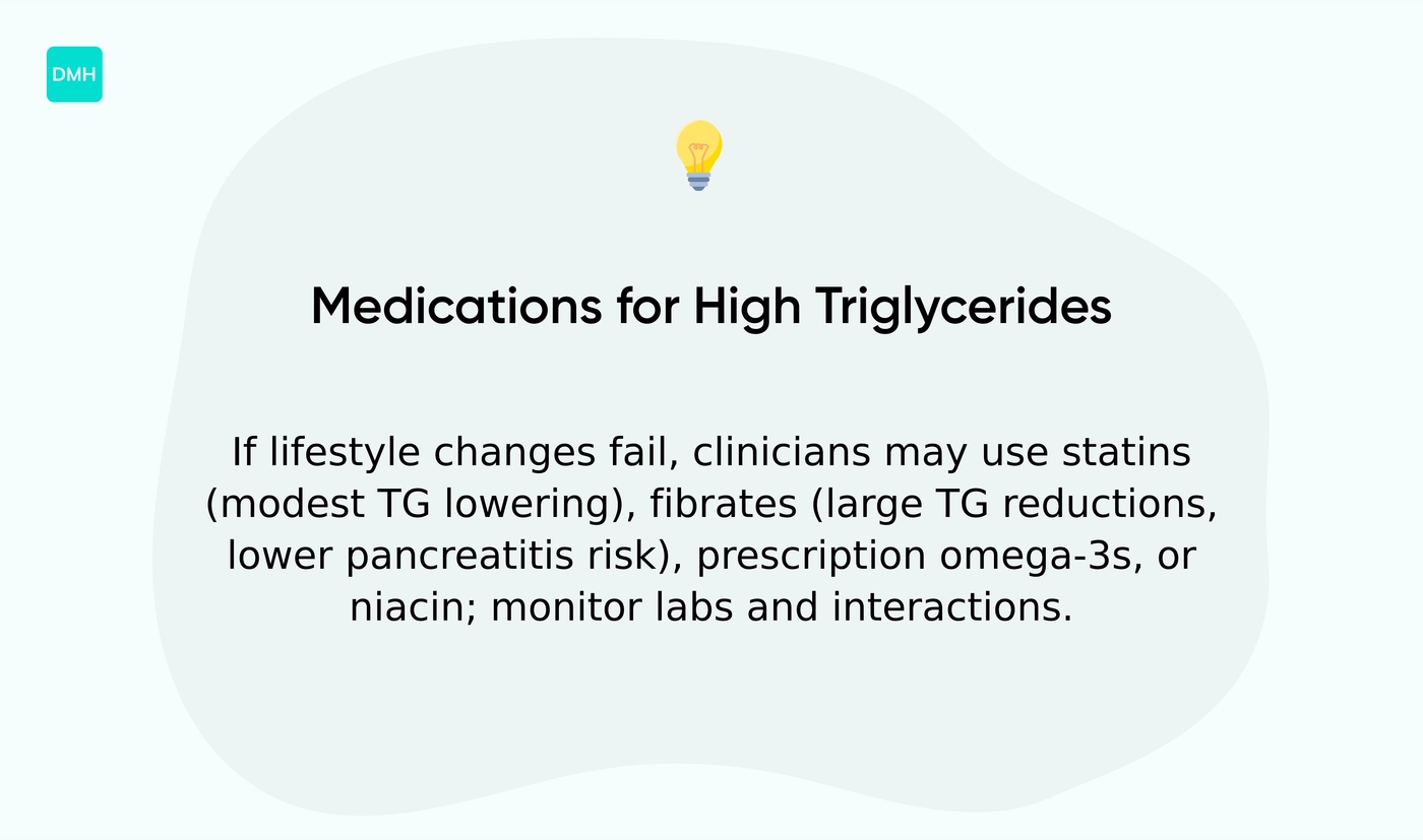 Medications and supplements for high triglycerides