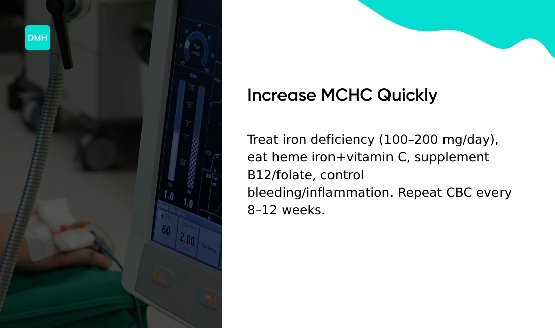How to increase MCHC levels
