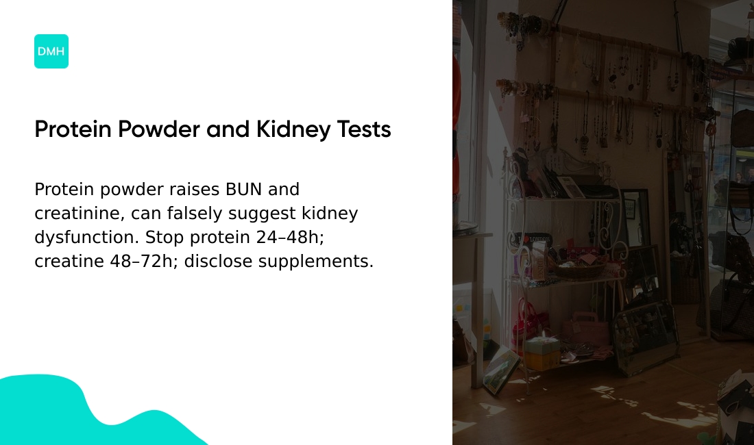 Does protein powder affect kidney function blood tests