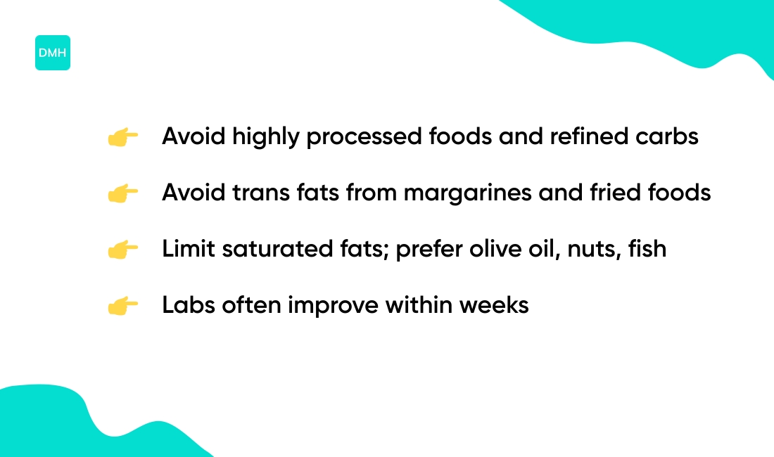 Foods to avoid with high cholesterol