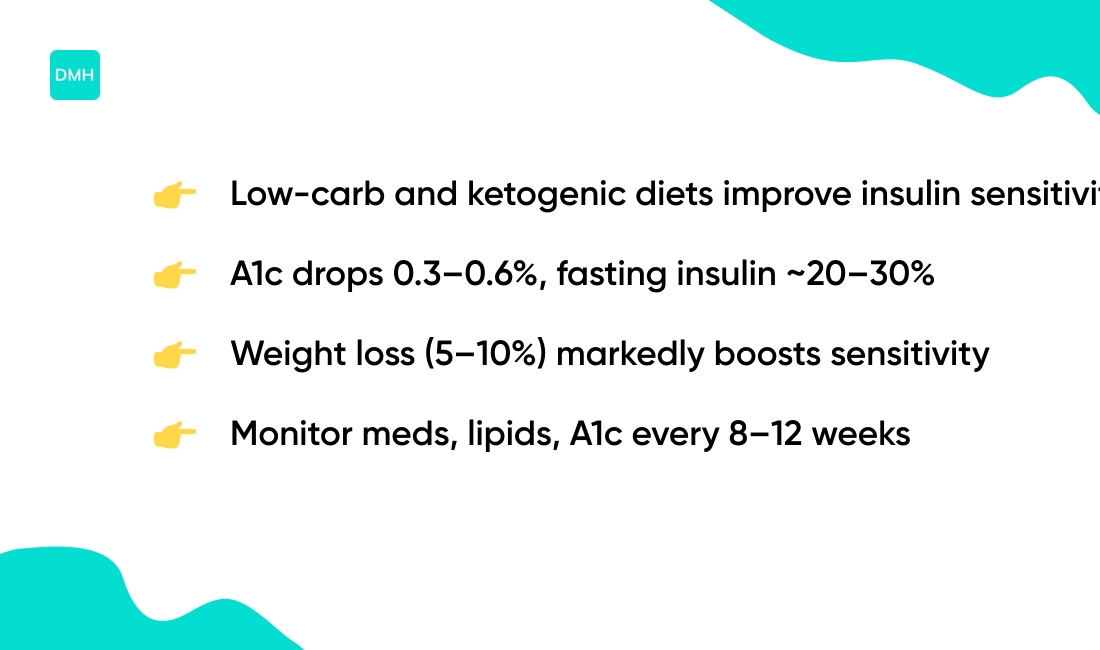 Are low-carb diets effective for insulin resistance?