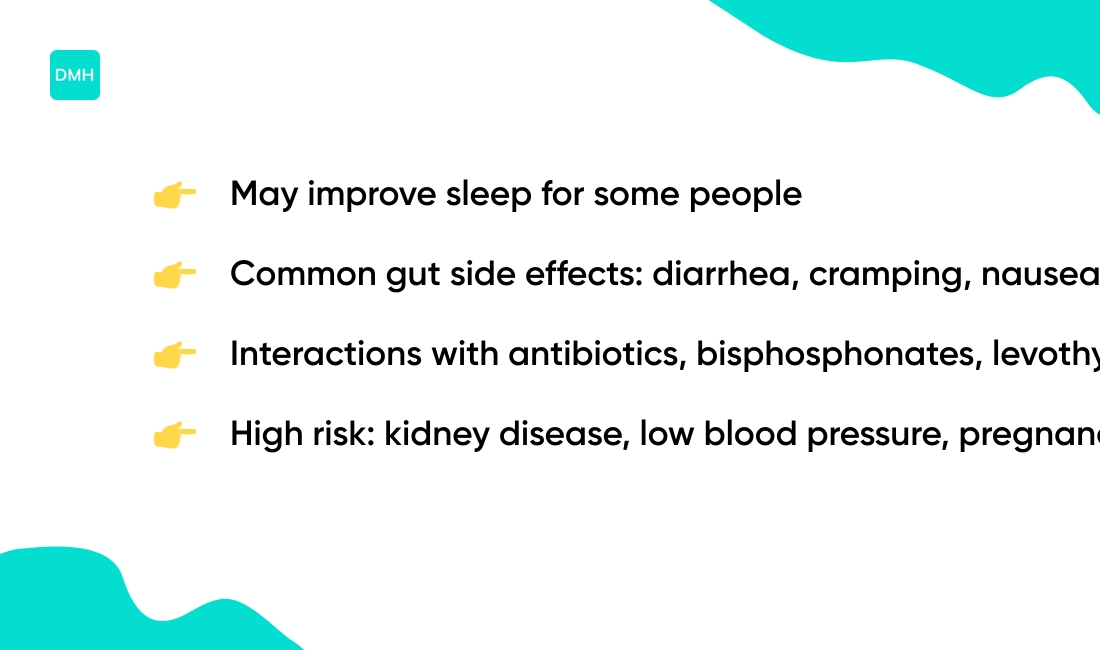 Side effects and safety considerations