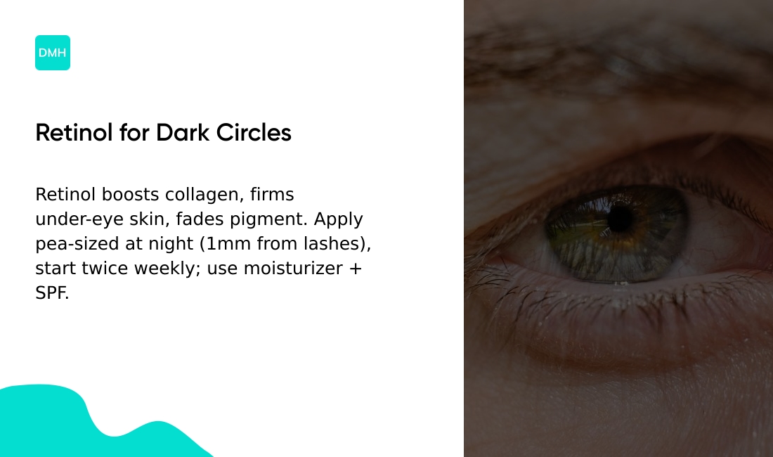Retinol for dark circles