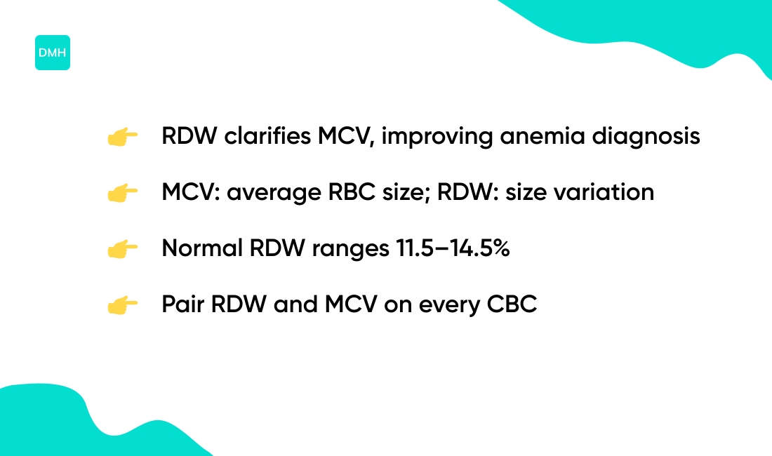 How RDW complements MCV interpretation
