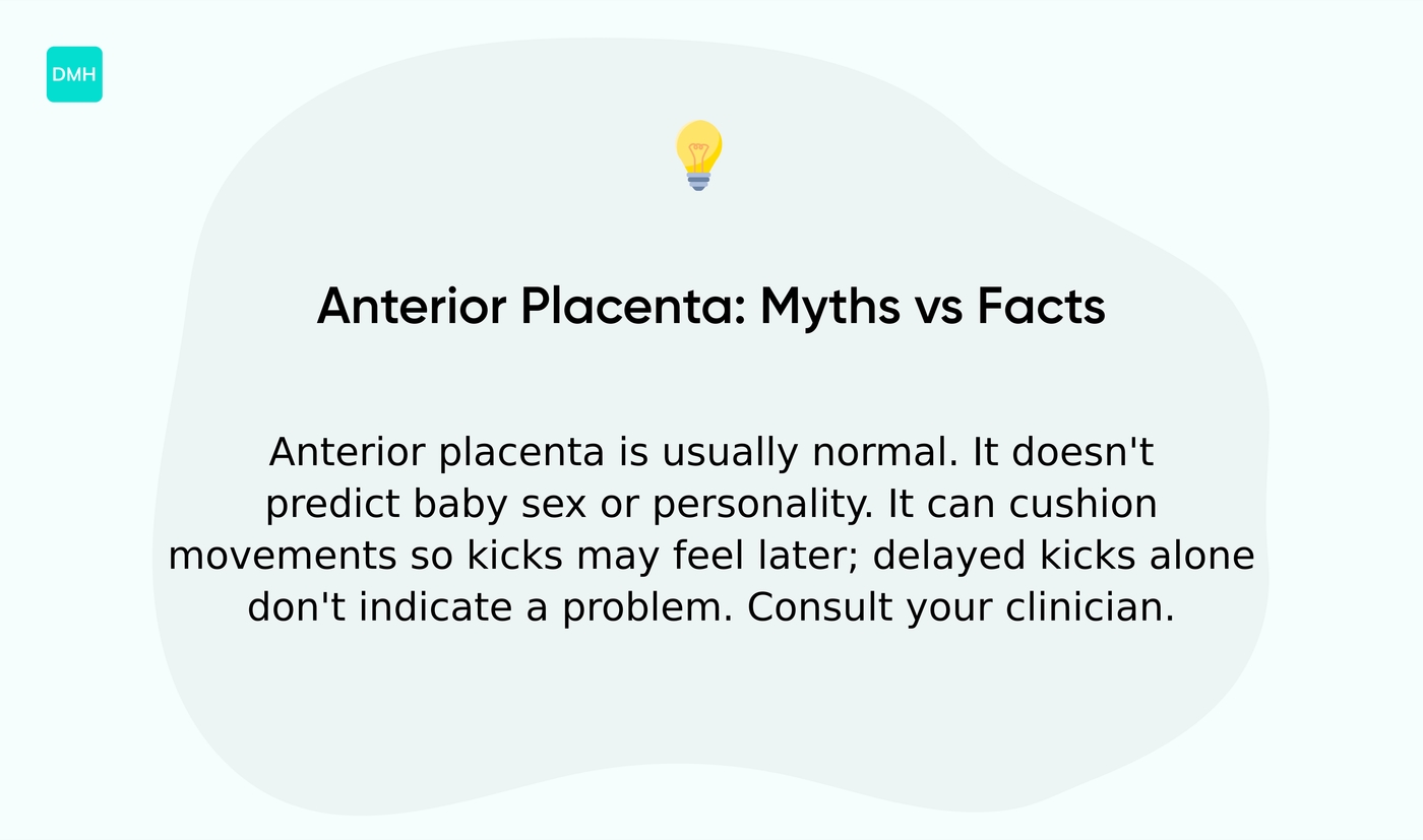 Common myths about anterior placenta