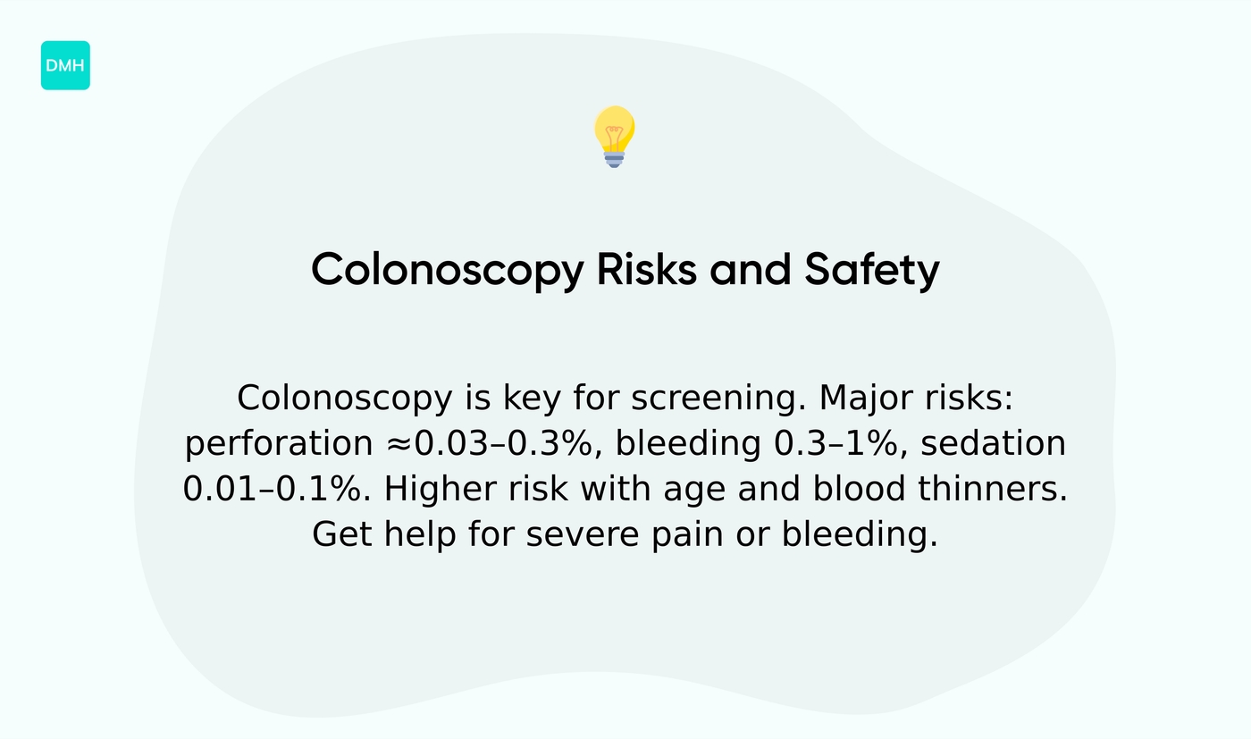 Colonoscopy risks and safety considerations