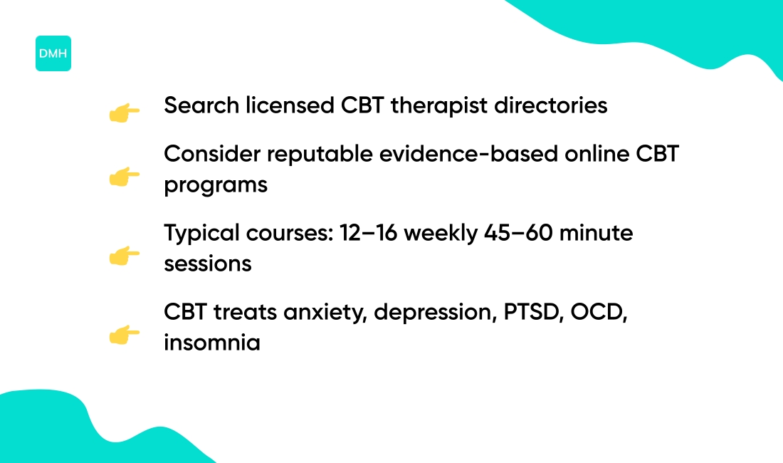 How to access CBT treatment