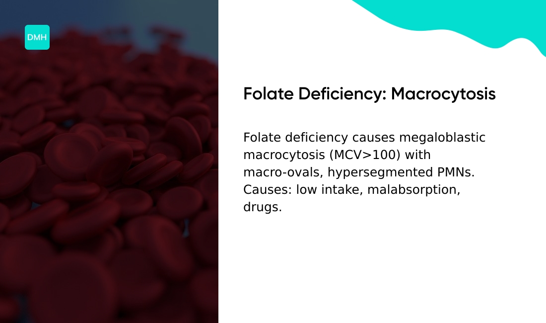 Folate deficiency and macrocytosis