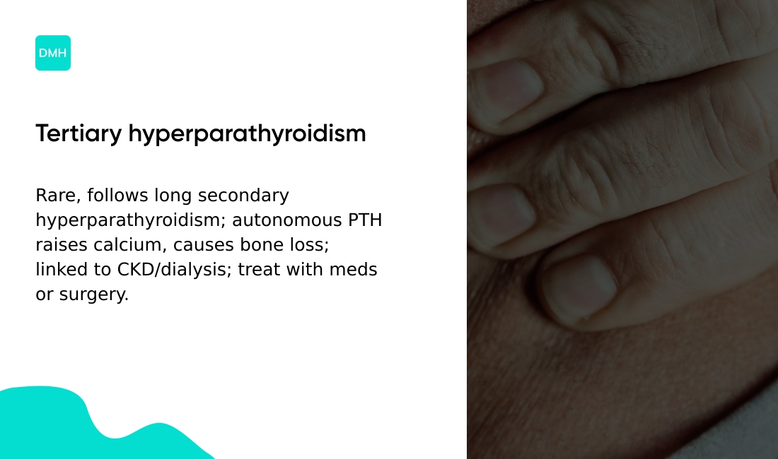 What is tertiary hyperparathyroidism?